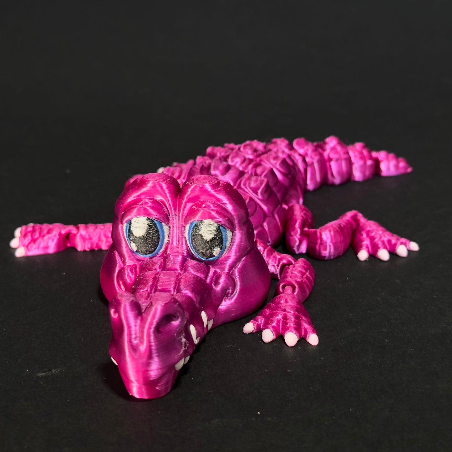 Purple Alligator (~8.5” length)